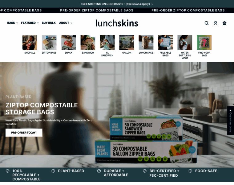 Lunchskins.com thumbnail