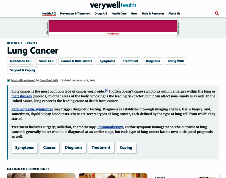 Lungcancer.about.com thumbnail