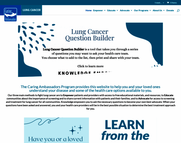 Lungcancercap.org thumbnail