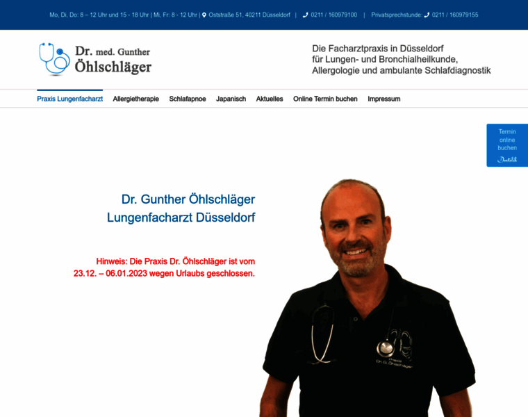 Lungenarzt-duesseldorf.de thumbnail