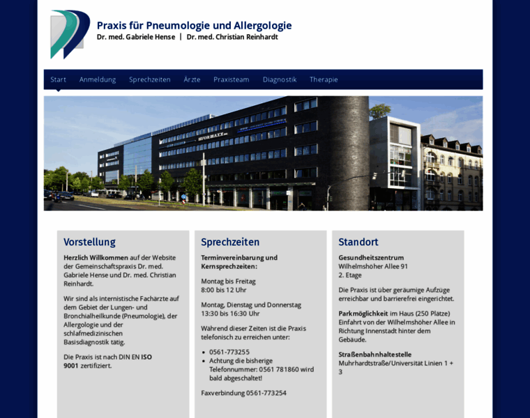 Lungenfacharzt-kassel.de thumbnail