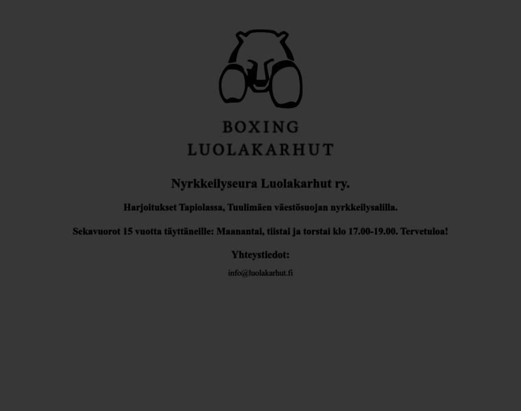 Luolakarhut.fi thumbnail