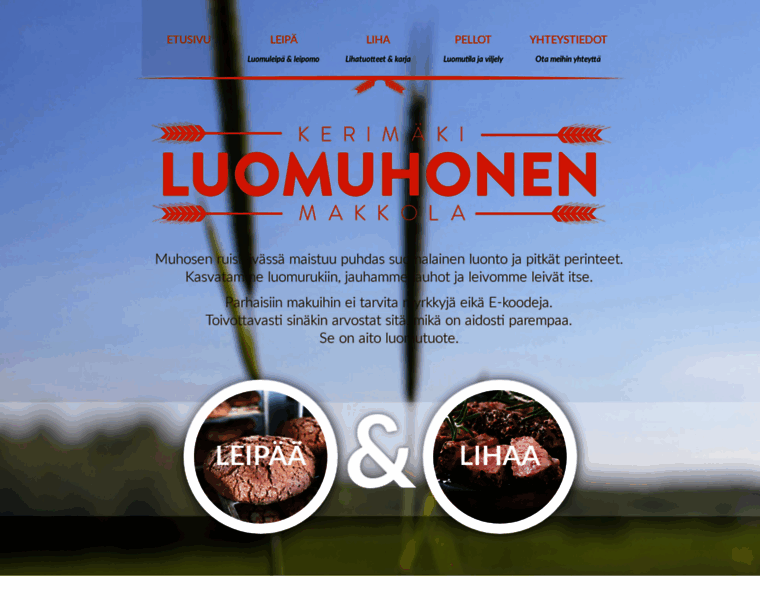 Luomuhonen.fi thumbnail