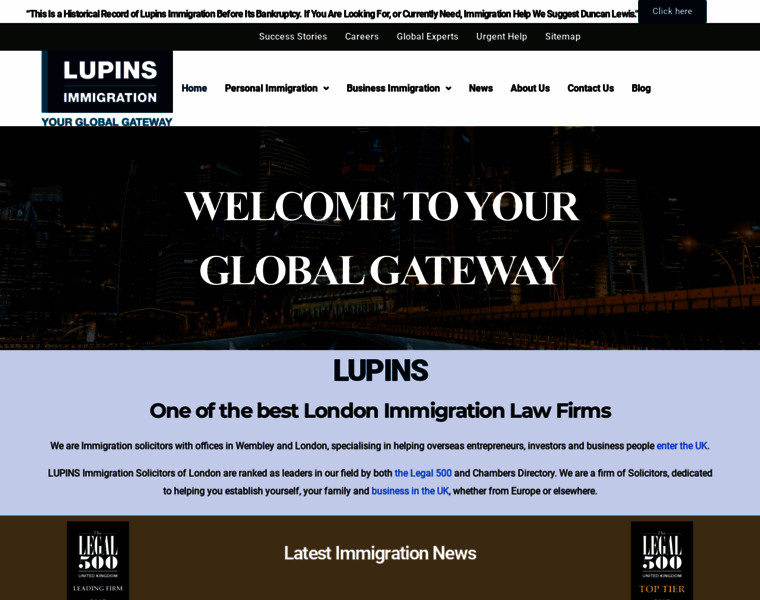 Lupinsimmigration.com thumbnail