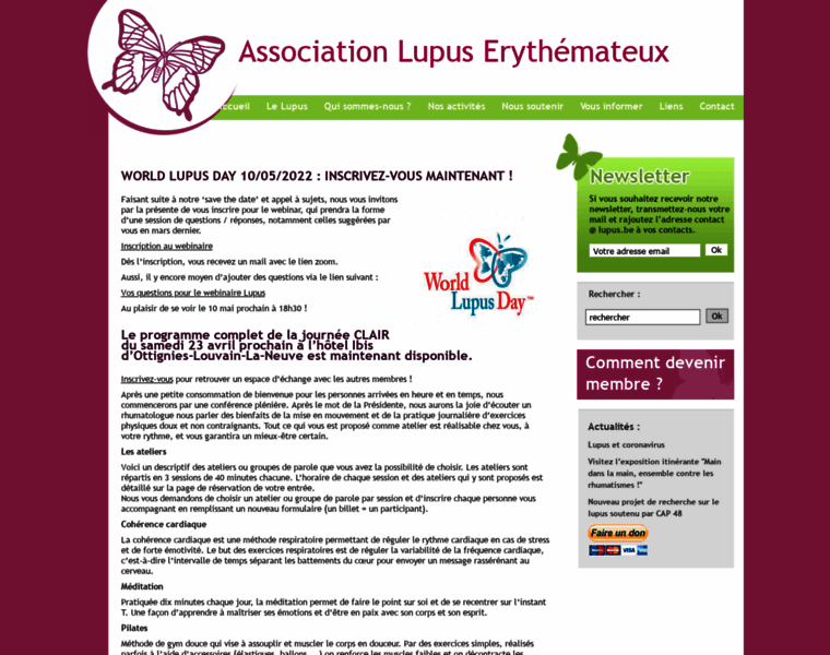 Lupus-belgium.org thumbnail