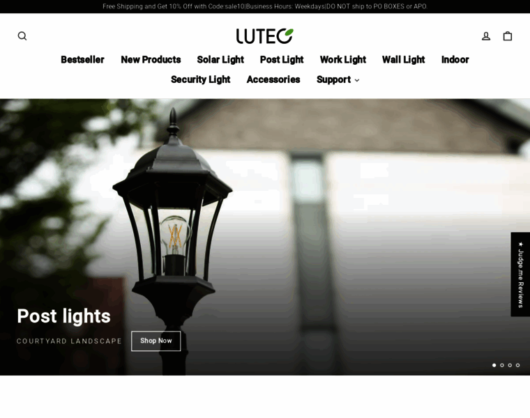 Lutec-lighting.com thumbnail