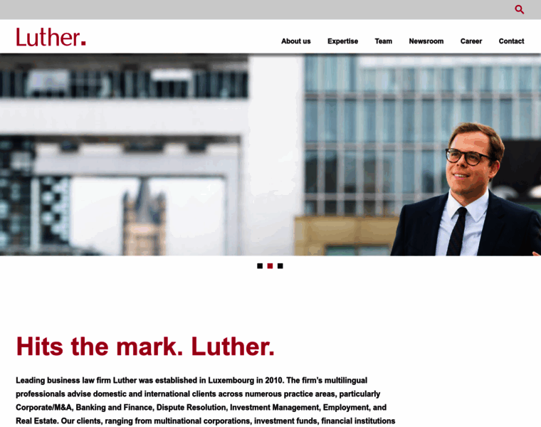 Luther-lawfirm.lu thumbnail