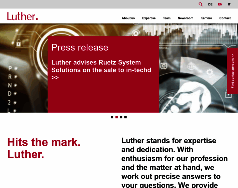 Luther-services.com thumbnail