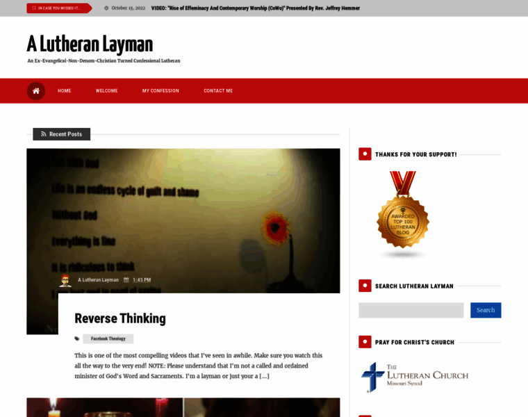 Lutheranlayman.com thumbnail
