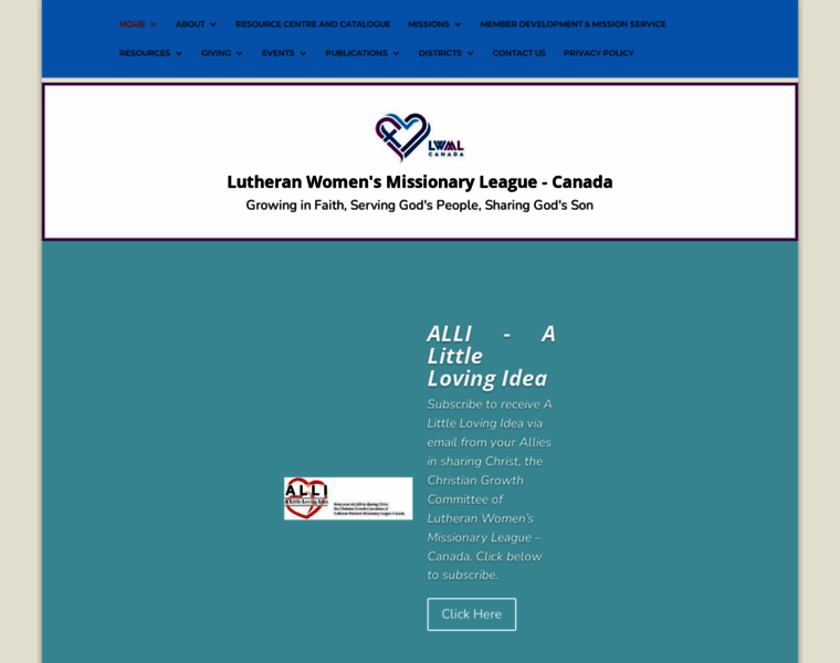 Lutheranwomen.ca thumbnail