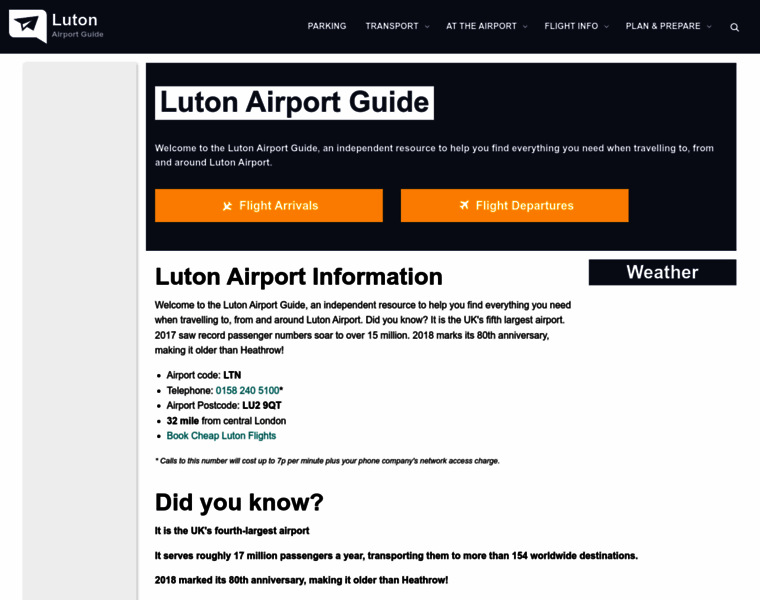 Luton-airport-guide.co.uk thumbnail