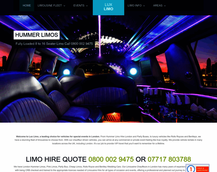 Lux-limo.co.uk thumbnail