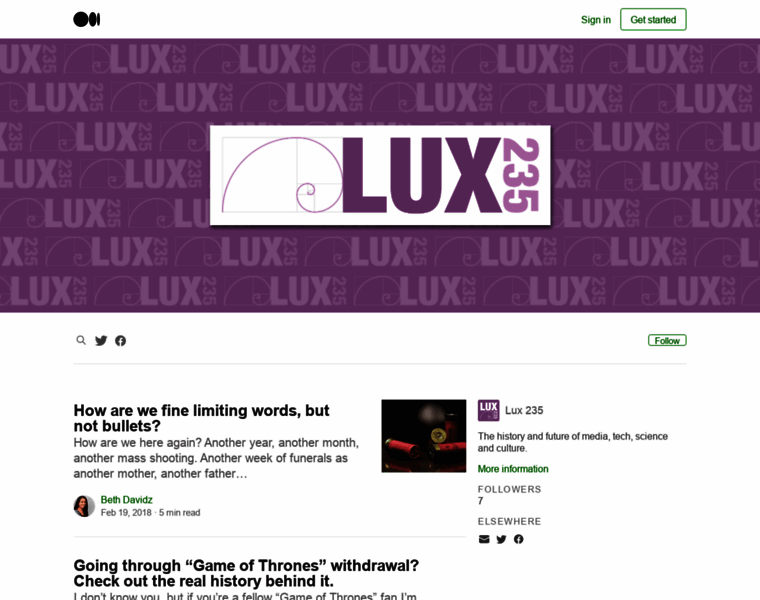 Lux235.com thumbnail