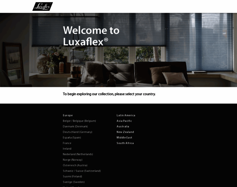Luxaflex.com thumbnail