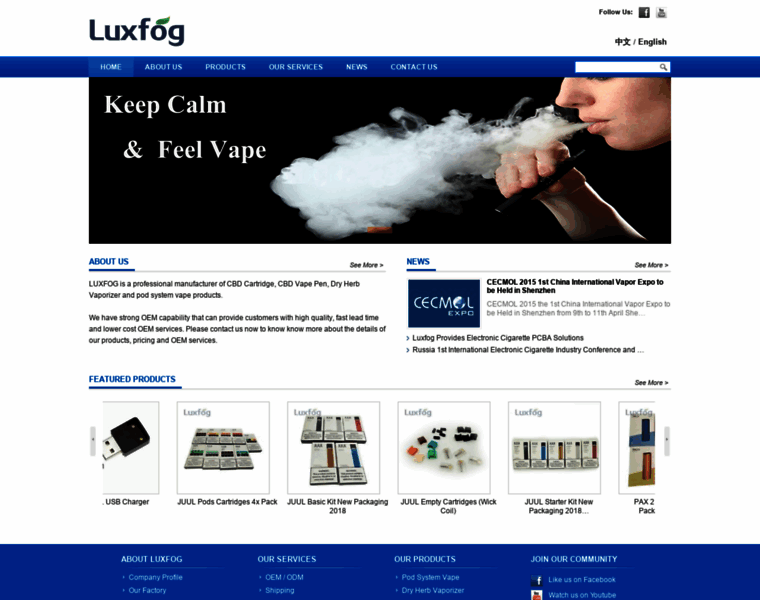 Luxfog.com thumbnail