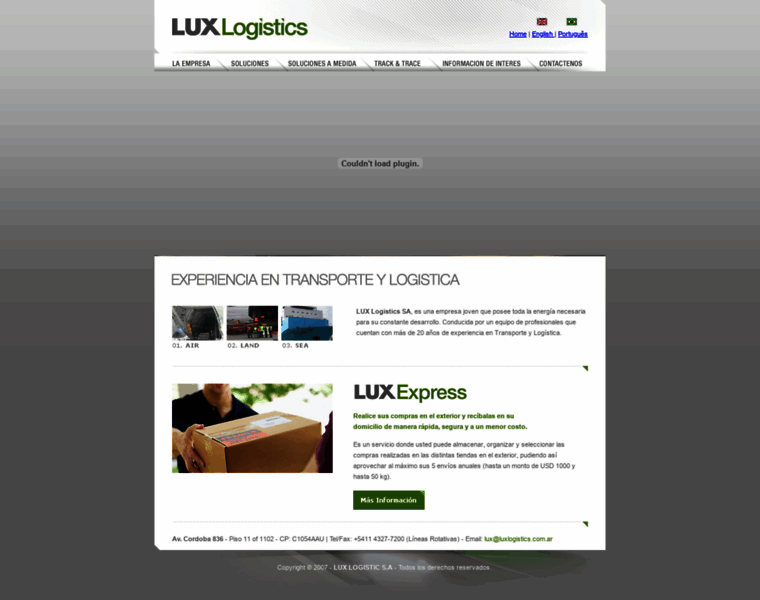 Luxlogistics.net thumbnail