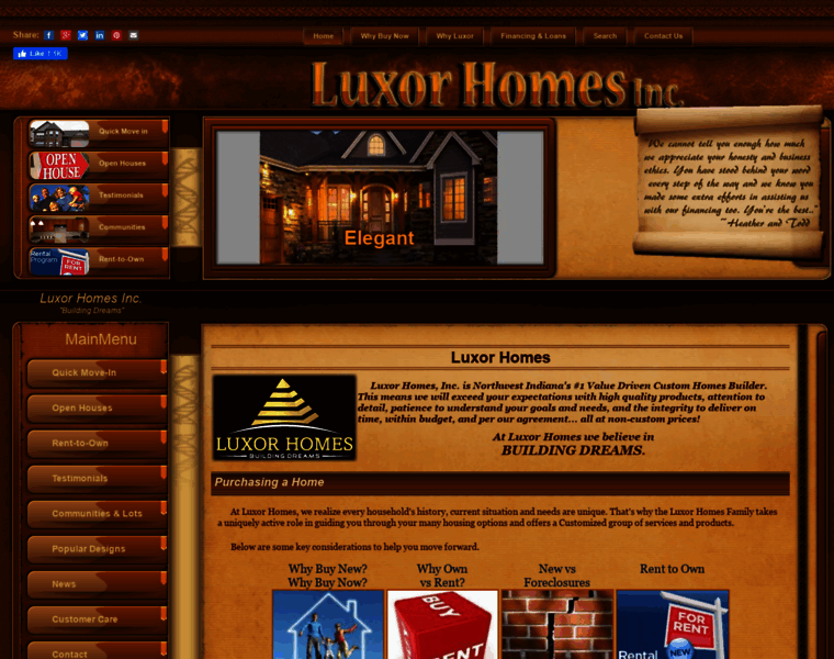 Luxorhomes.net thumbnail