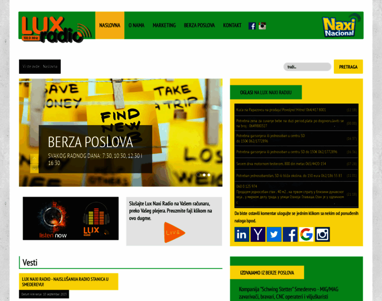 Luxradio.net thumbnail