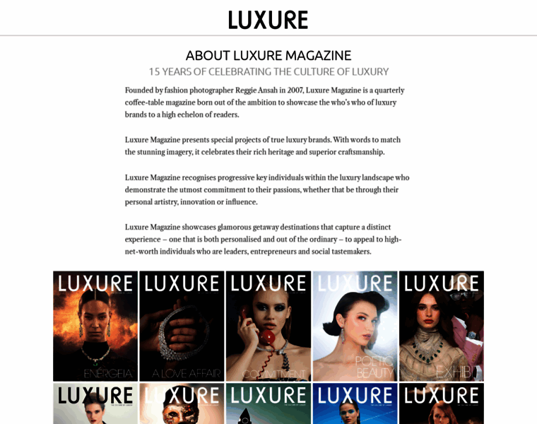 Luxuremagazine.com thumbnail