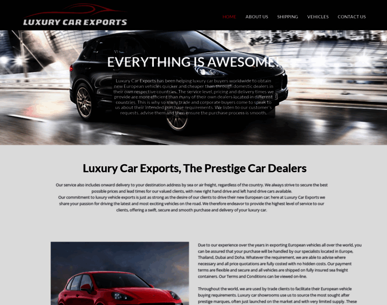 Luxury-car-exports.com thumbnail
