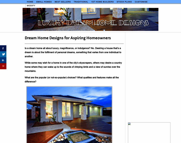 Luxury-dream-home-designs.com thumbnail