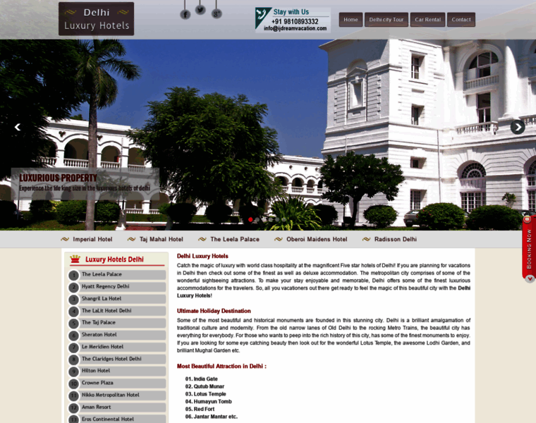 Luxury-hotel-delhi.com thumbnail