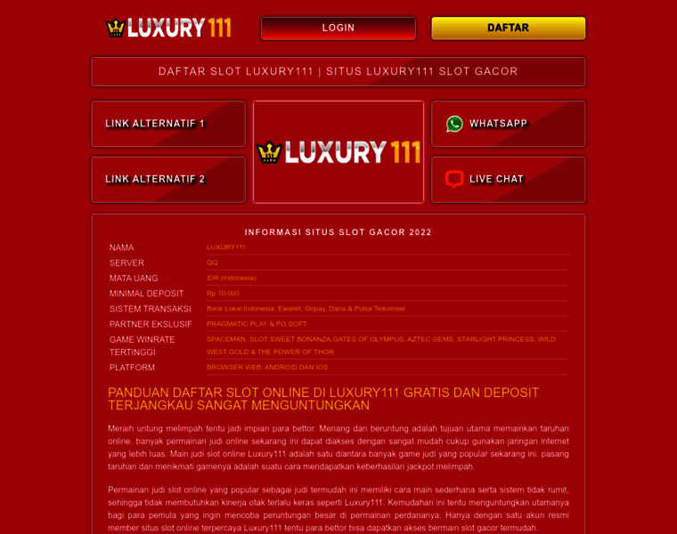 Luxury111gol.com thumbnail