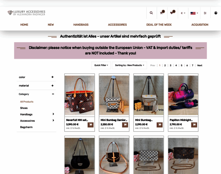Luxuryaccessoires.com thumbnail