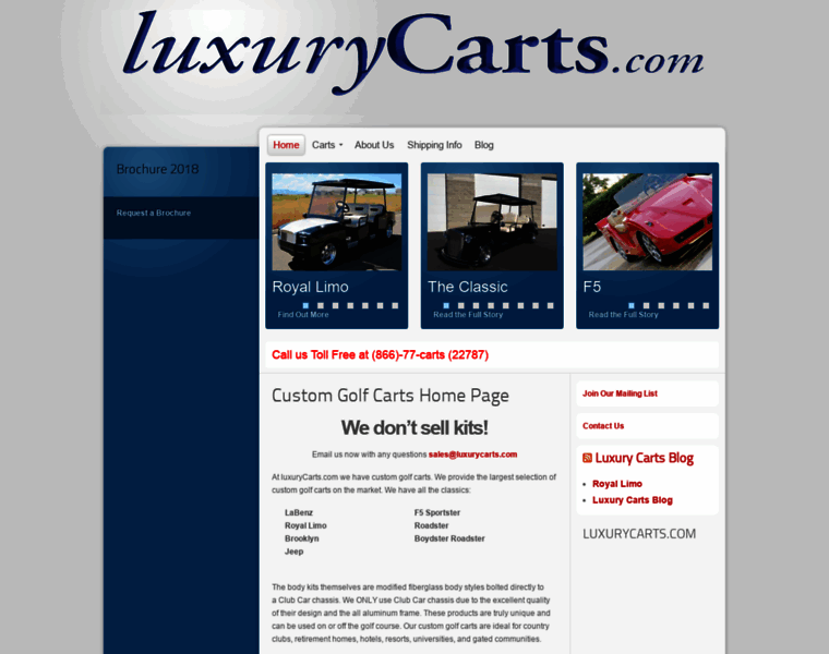 Luxurycarts.com thumbnail