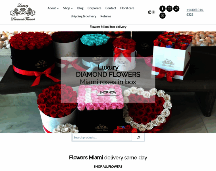Luxurydiamondflowers.com thumbnail