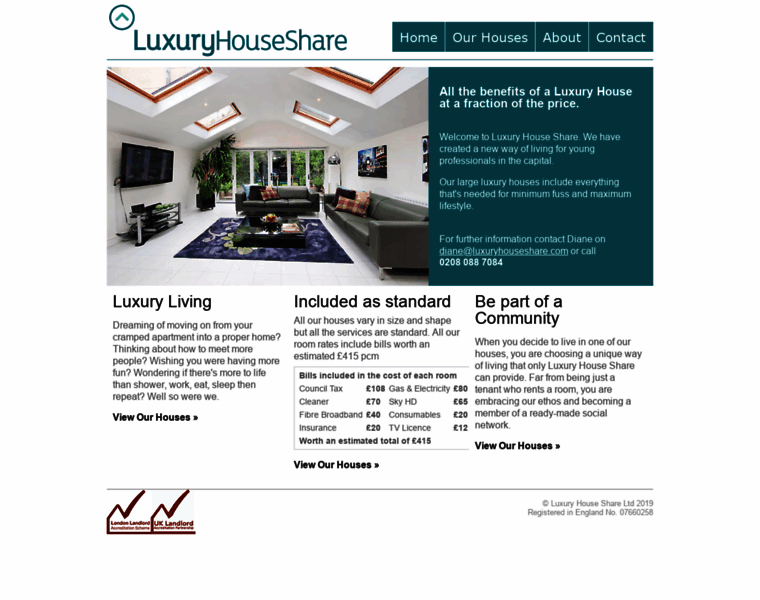 Luxuryhouseshare.com thumbnail
