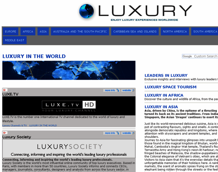 Luxuryintheworld.com thumbnail