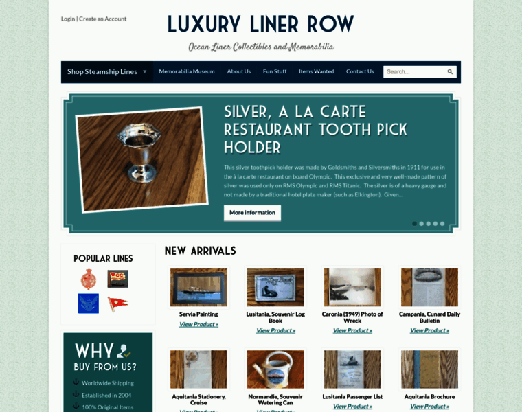 Luxurylinerrow.com thumbnail