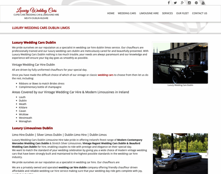 Luxuryweddingcars.ie thumbnail