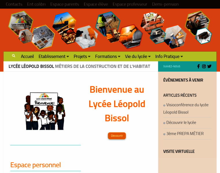 Lycee-leopold-bissol.com thumbnail