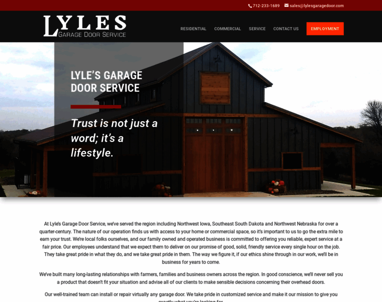 Lylesgaragedoor.com thumbnail