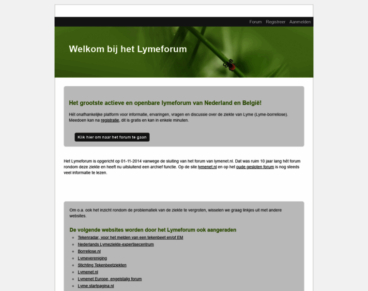 Lymeforum.nl thumbnail