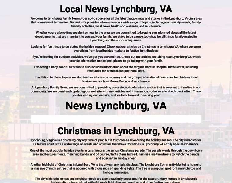 Lynchburgfamily.org thumbnail