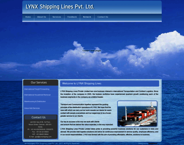 Lynxshipping.com thumbnail