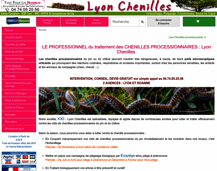 Lyon-chenilles.com thumbnail
