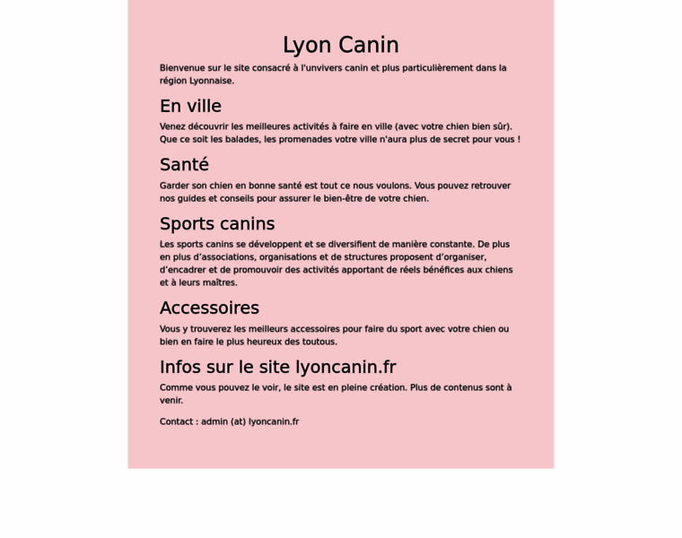 Lyoncanin.fr thumbnail
