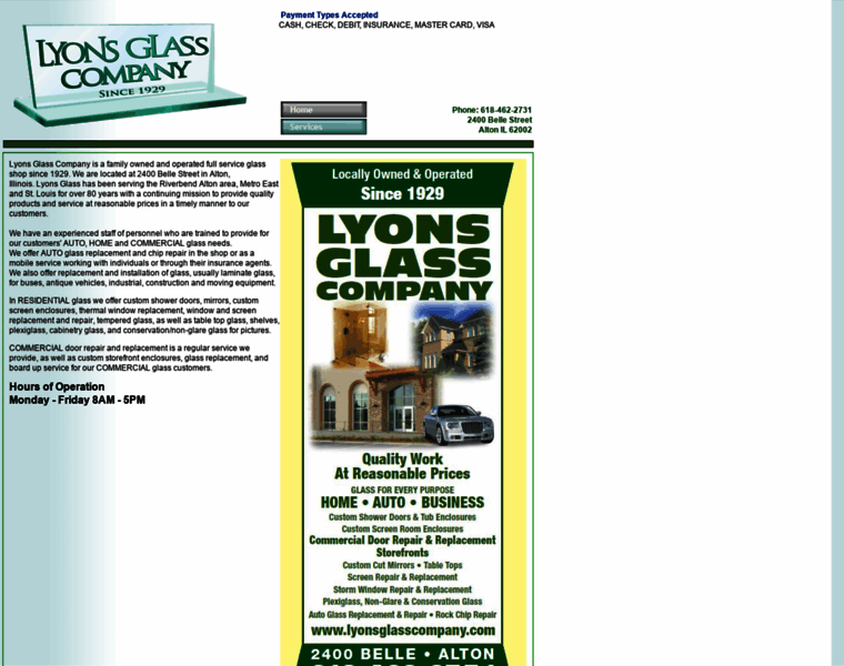 Lyonsglasscompany.com thumbnail