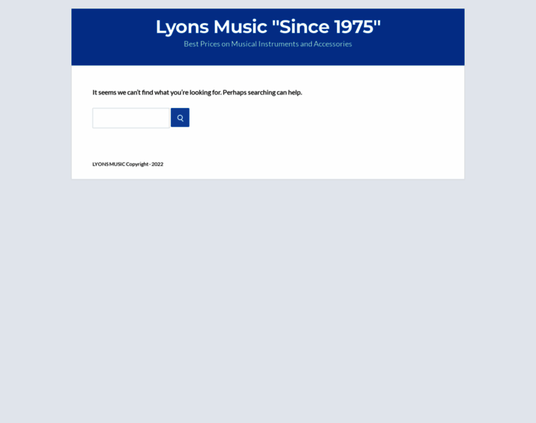 Lyonsmusic.com thumbnail