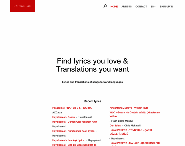 Lyrics-on.net thumbnail Lyrics-on.net thumbnail