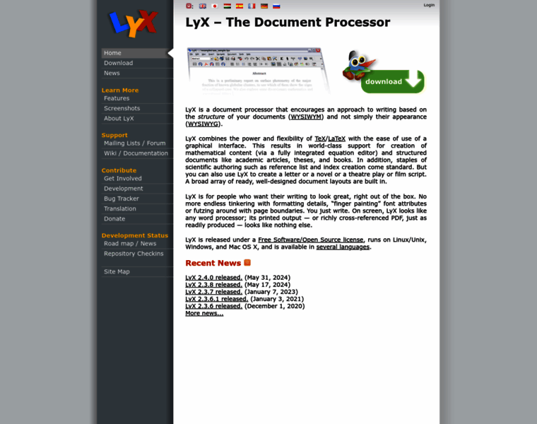 Lyx.org thumbnail