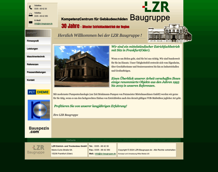 Lzr-baugruppe.de thumbnail
