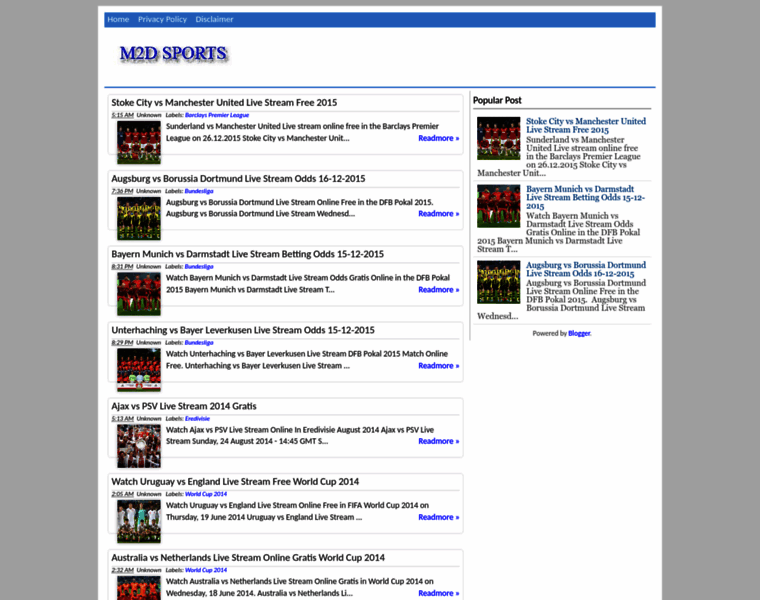 M2dsports.blogspot.com thumbnail