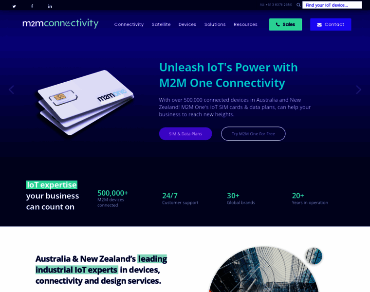 M2mconnectivity.com.au thumbnail