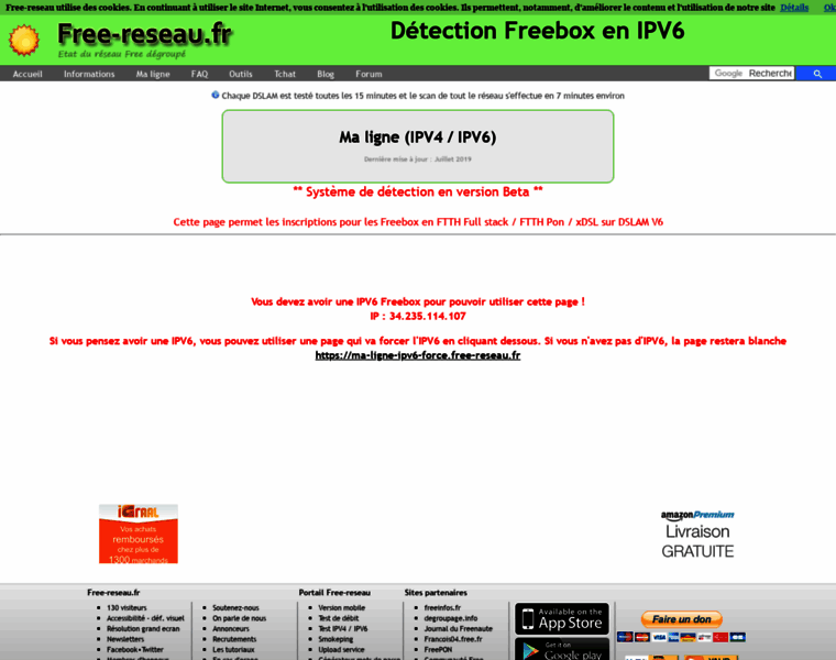 Ma-ligne-ipv6.free-reseau.fr thumbnail