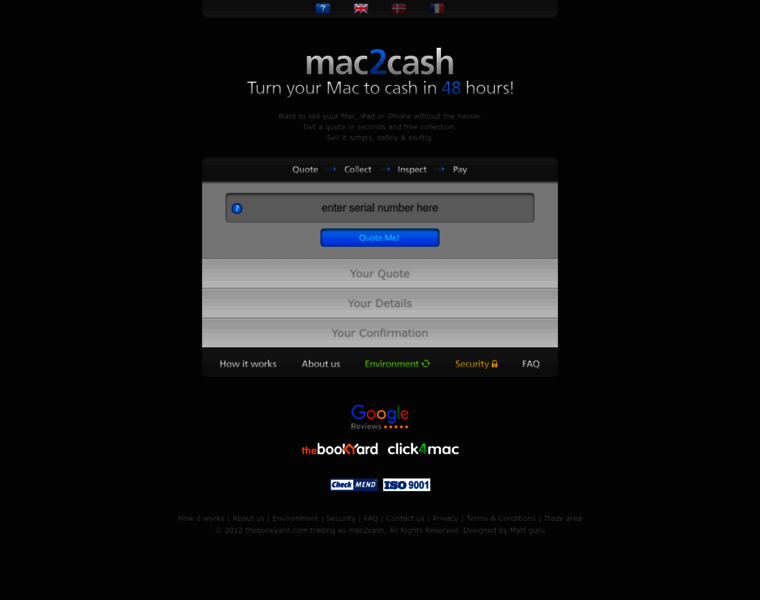 Mac2cash.com thumbnail